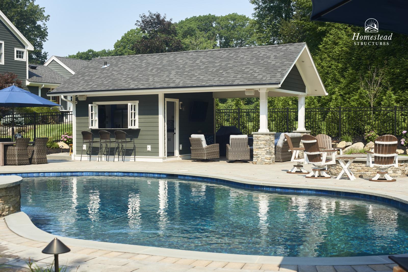 Caputo Pool House West Nyack, NY Homestead Structures